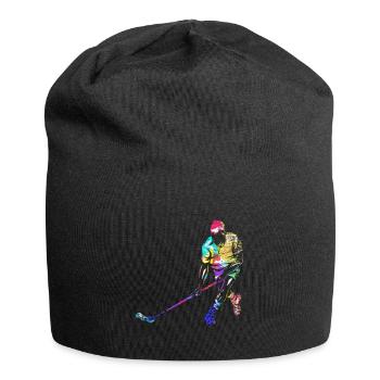 Floorball Gift - Jersey Beanie - black - Front