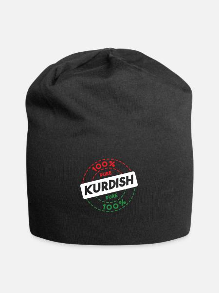 Kurdistan - Bonnet en jersey - noir