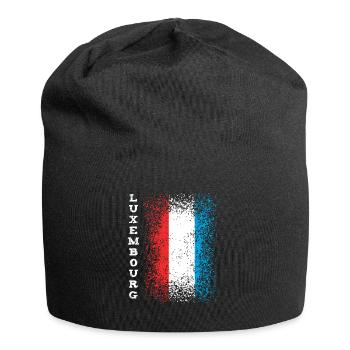 Luxemburg - Jersey-Beanie - Schwarz - Vorne