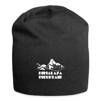 Himalaya Geschenk - Jersey-Beanie - Schwarz - Vorne