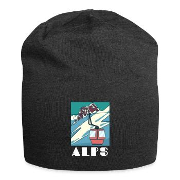 Alpen - Jersey-Beanie - Anthrazit - Vorne