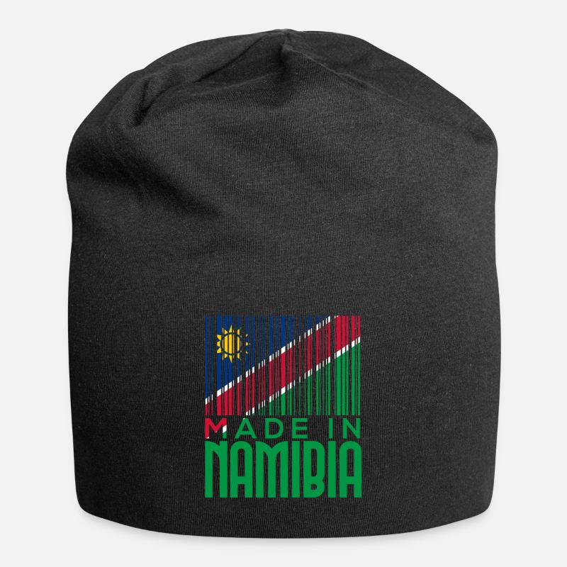 Namibia - Jersey-Beanie - Schwarz