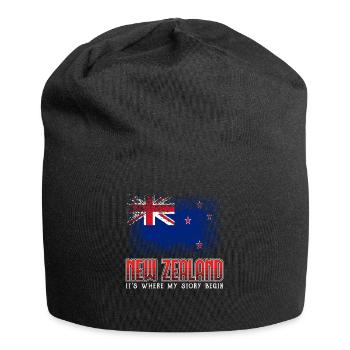 nouvelle-Zélande - Bonnet en jersey - noir - Devant