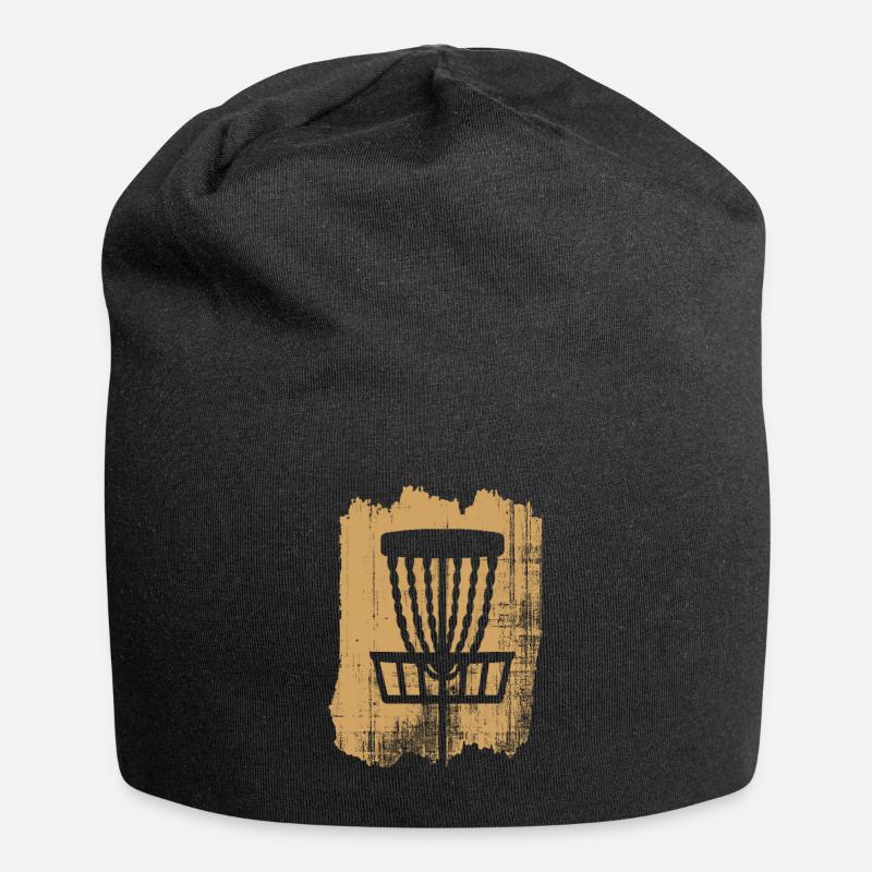 Discgolf - Jersey-Beanie - Schwarz