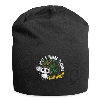 Panda volleyball - Jersey Beanie - black - Front