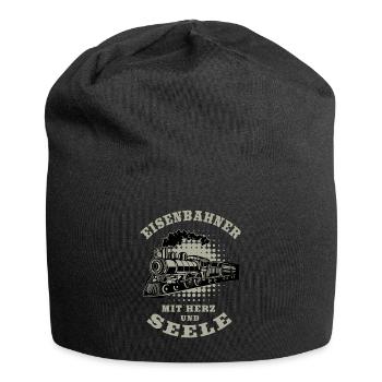 Eisenbahn Modellbahn Eisenbahner Zugführer - Jersey-Beanie - Schwarz - Vorne
