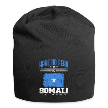 Somalia - Jersey-Beanie - Schwarz - Vorne