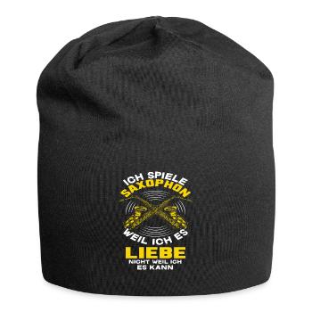 Saxophon Liebe - Jersey-Beanie - Schwarz - Vorne