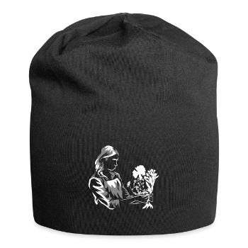 Fleuriste Fleuriste - Bonnet en jersey - noir - Devant