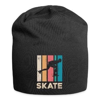 Eislaufen - Jersey-Beanie - Schwarz - Vorne