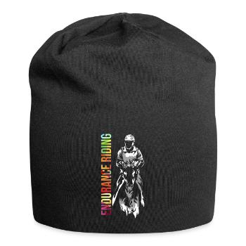 Endurance Riding Eventing Rider - Jersey Beanie - black - Front
