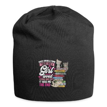 livre - Bonnet en jersey - noir - Devant