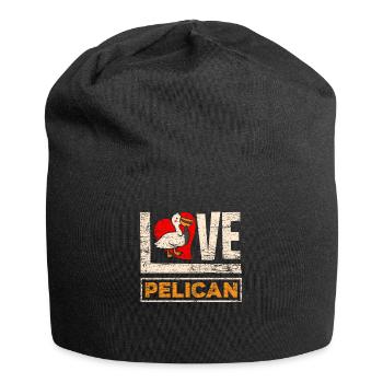 Amour de pélican - Bonnet en jersey - noir - Devant