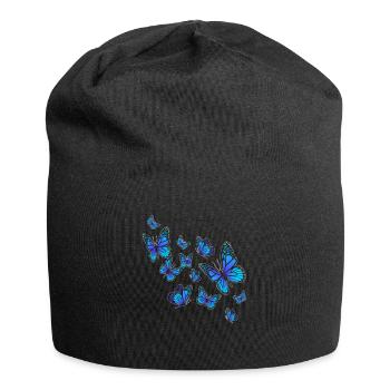 Butterfly Flying - Jersey Beanie - black - Front