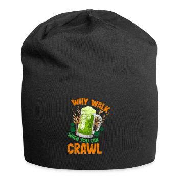 St. Patricks Day Bier - Jersey-Beanie - Schwarz - Vorne