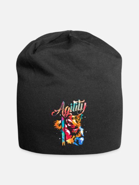 Hunde Agility - Jersey-Beanie - Schwarz