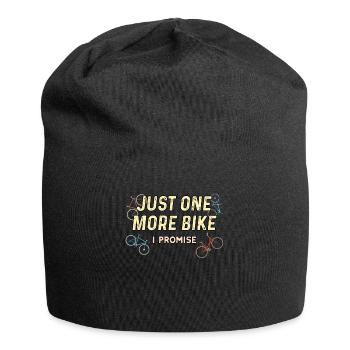 Just One More Bike I Promise - Funny Bike Cyclist - Jersey Beanie - black - Front