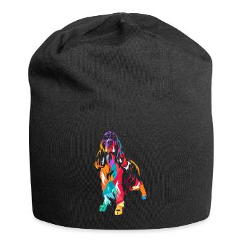 Anglais Springer Spaniel - Bonnet en jersey - noir - Devant