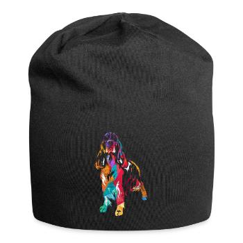 English Springer Spaniel - Jersey-Beanie - Schwarz - Vorne