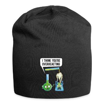 Je pense que vous exagérez Chimiste Professeur Chimiste - Bonnet en jersey - noir - Devant