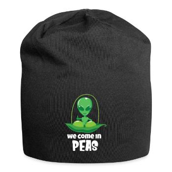 Alien Ufo Alien Aliens Area 51 - Jersey Beanie - black - Front