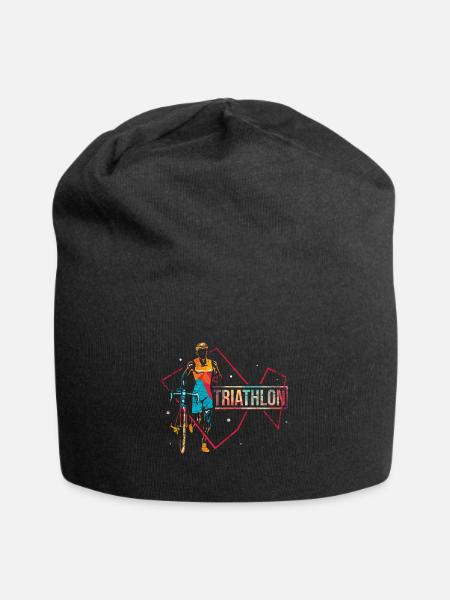 Triathlon Sport - Jersey-Beanie - Schwarz