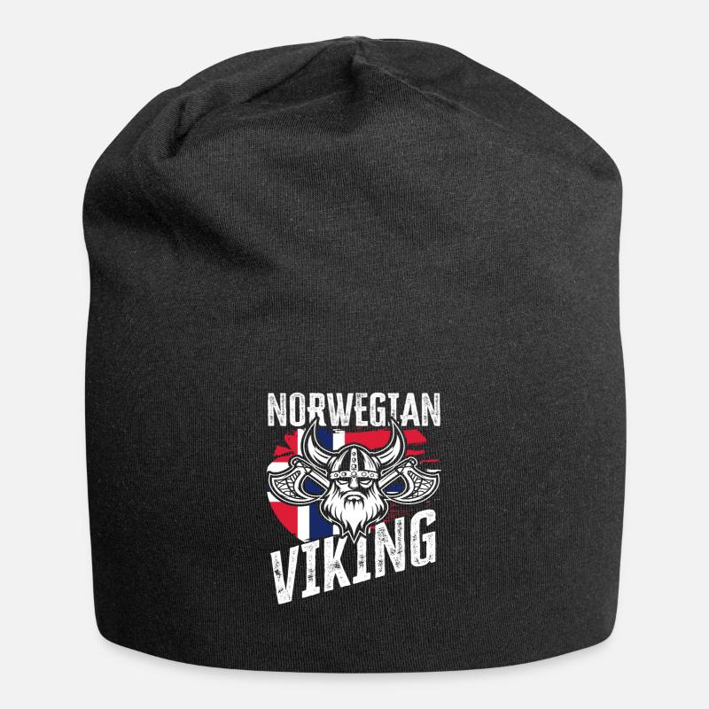 Norway vikings - Jersey Beanie - black