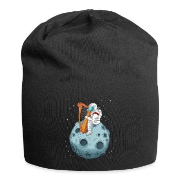 Harp Gift Music Harp Music Harp Player - Jersey Beanie - black - Front