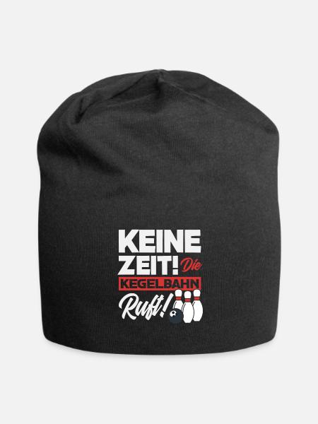 Kegeln Mannschaftssport - Jersey-Beanie - Schwarz
