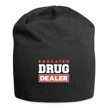 Apotheker Pharmazie Student Abschlussgeschenk - Jersey-Beanie - Schwarz - Vorne