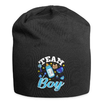 Équipe Boy Gender Reveal Baby Party - Bonnet en jersey - noir - Devant