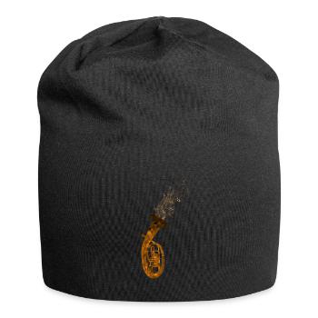 Tenor horn musician - Jersey Beanie - black - Front