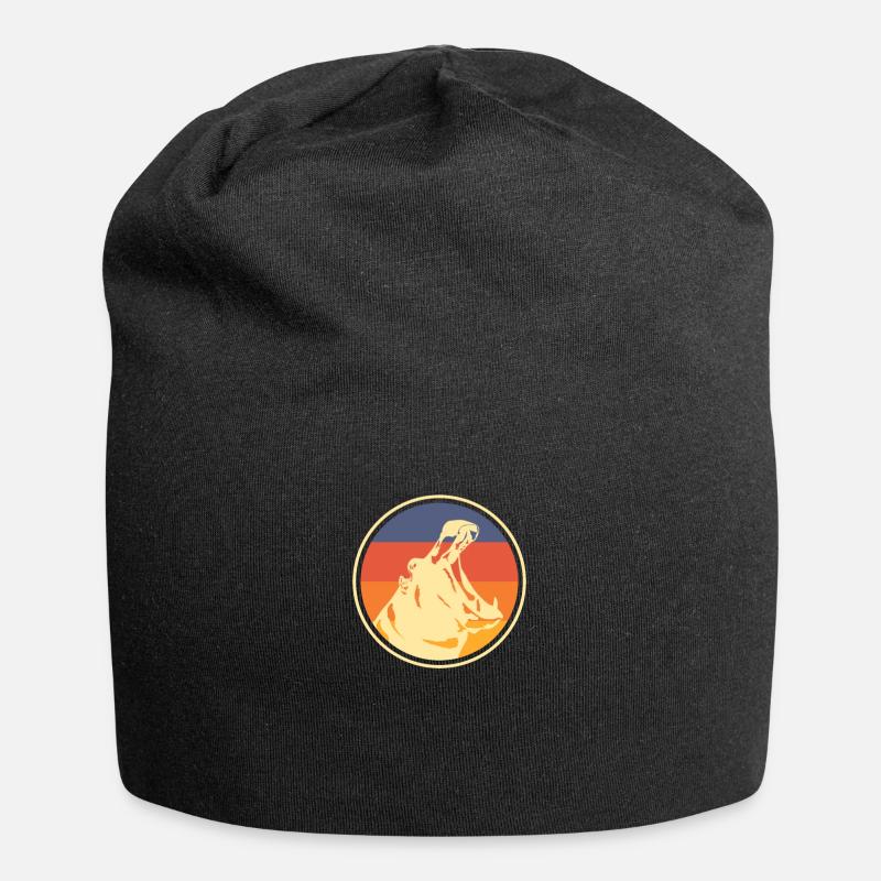 hippopotame - Bonnet en jersey - noir