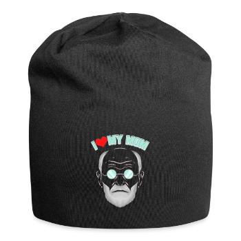 I Love my Mum - Funny Psychology & Psychologists - Jersey Beanie - black - Front
