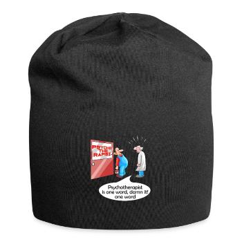 Psycho The Rapist Psychology & Psychologist Design - Jersey Beanie - black - Front