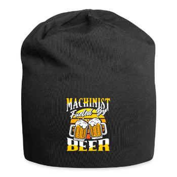 Machinist beer lover - Jersey Beanie - black - Front