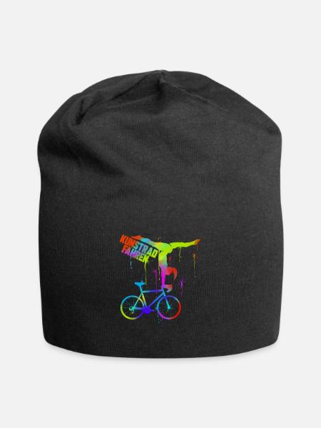 Kunstradfahrer und Radfahrer Geschenk - Jersey-Beanie - Schwarz