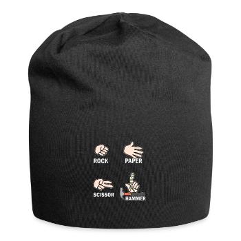 Schreiner Handwerker Geschenkidee - Jersey-Beanie - Schwarz - Vorne