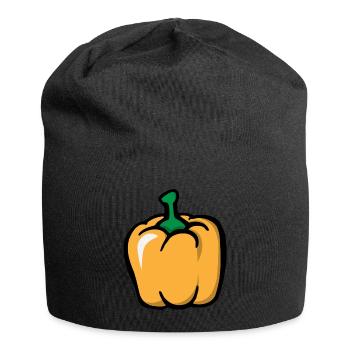 Yellow peppers paprica yellow pepper - Jersey Beanie - black - Front