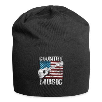 Vintage Country Musique USA - Bonnet en jersey - noir - Devant