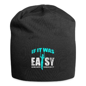 Turnen Jungs Turner Geschenk - Jersey-Beanie - Schwarz - Vorne