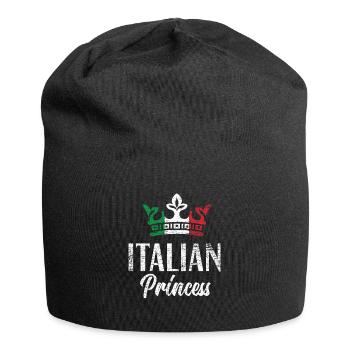 Italy Italian princess - Jersey Beanie - black - Front
