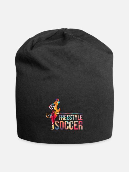 Freestyle Football Soccer Fußball - Jersey-Beanie - Schwarz