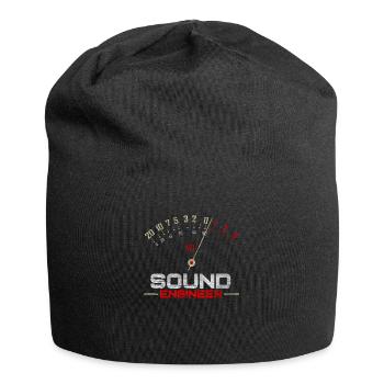 Sound Engineer VU Meter - Sound Engineer Sound Engineering - Jersey Beanie - black - Front
