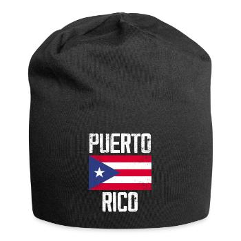 Puerto Rico - Bonnet en jersey - noir - Devant