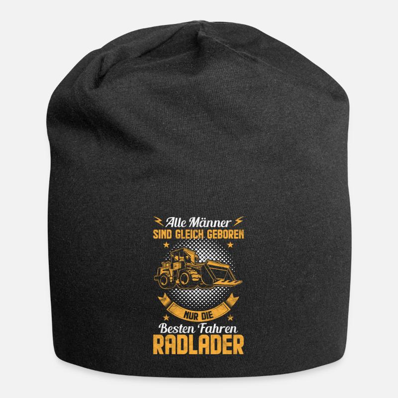 Radlader Baustelle & Arbeitskleidung - Jersey-Beanie - Schwarz