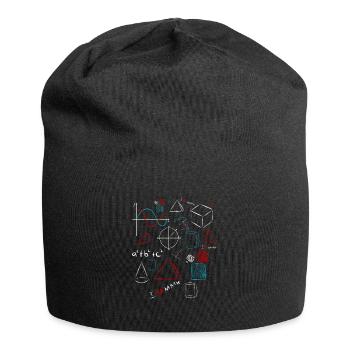 I Love Math - Mathematiker & Mathelehrer Formel - Jersey-Beanie - Schwarz - Vorne