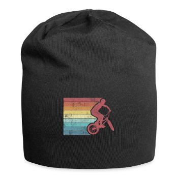 Bike Vintage Retro BMX Shirt Gift - Jersey Beanie - black - Front