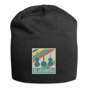 Bluegrass Retro Vintage Country Music - Bonnet en jersey - noir - Devant