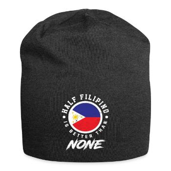 Philippines Origin Half Filipino Filipina - Jersey Beanie - charcoal grey - Front